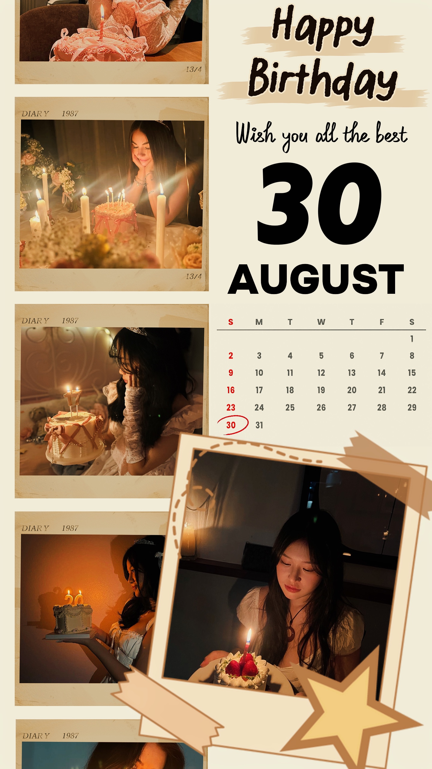 HBD 30 AUGUST 2026