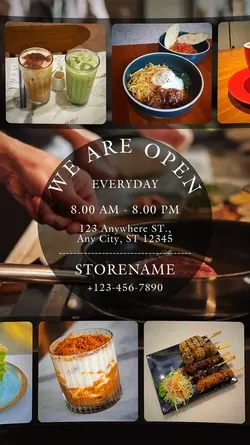 Menu - We Are Open