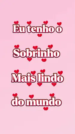 Sobrinho lindo 