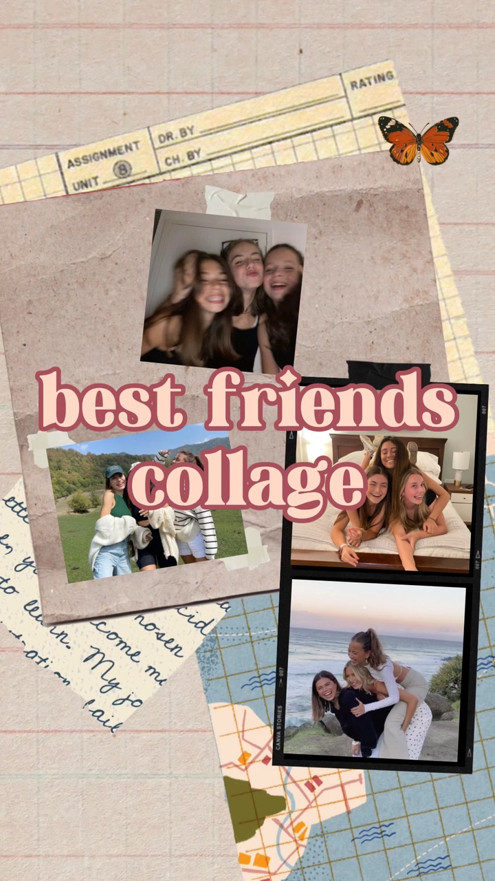 Collage de mejores amigos