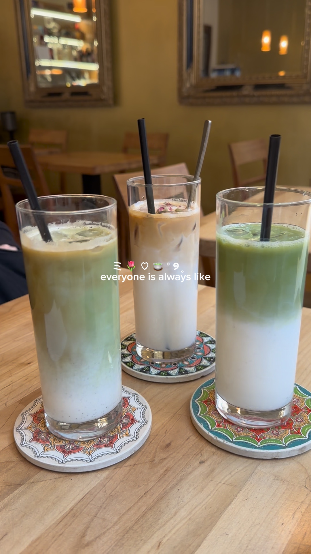 Le matcha a le goût de..