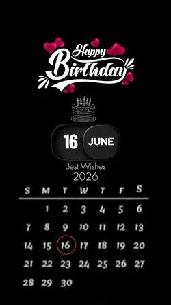 Birthday 16 June