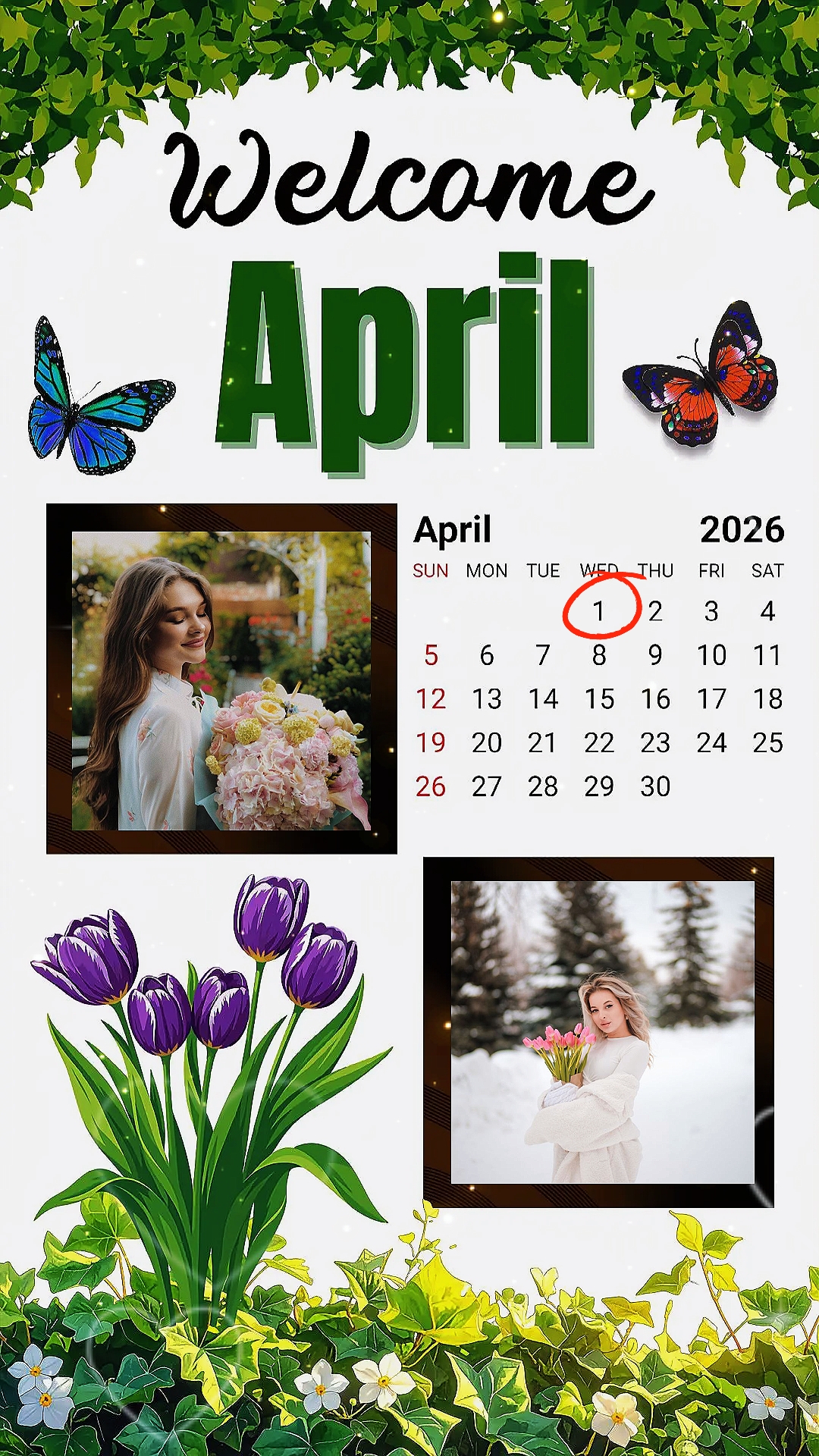 Hola abril de 2026