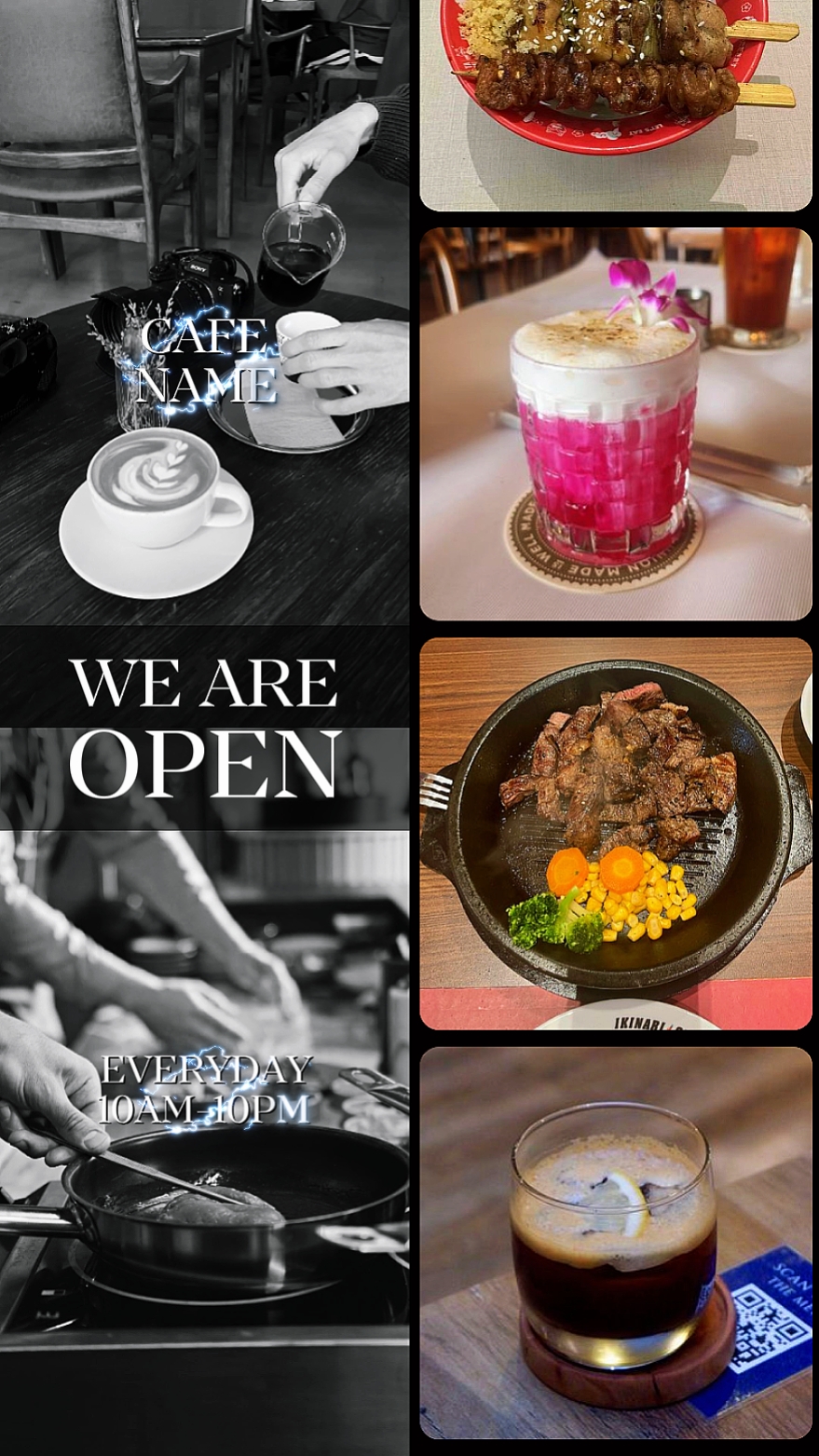 Café Abrir & Menu