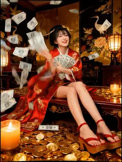 【AI変身】金運爆上がり！？