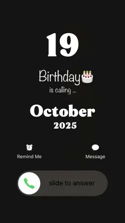 Hbd 19 October'25