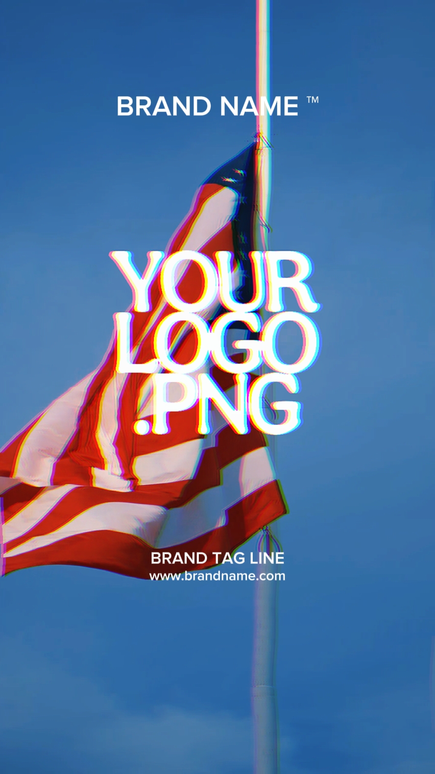 LOGOTIPO DE INTRO DE LA BANDERA DE EE. UU.