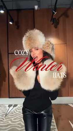 Cozy winter hats