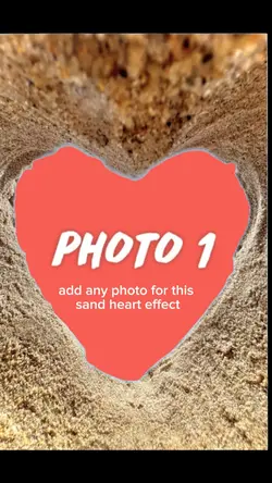 sand heart effect