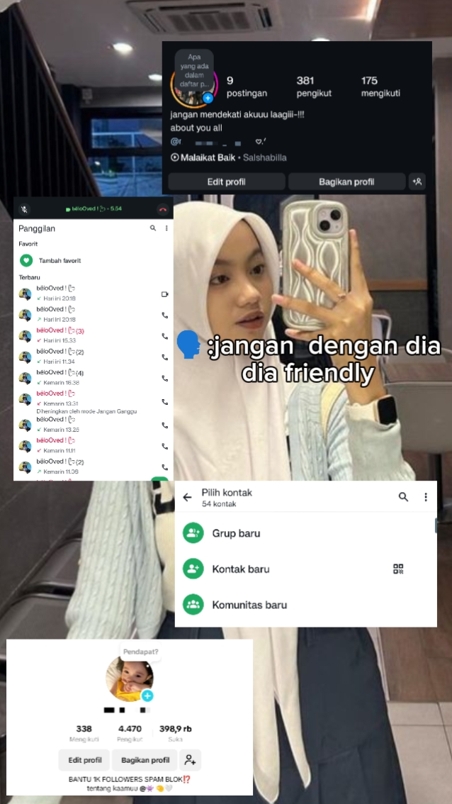 jangan dengan dia 