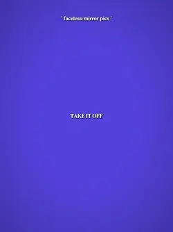 Take it off 