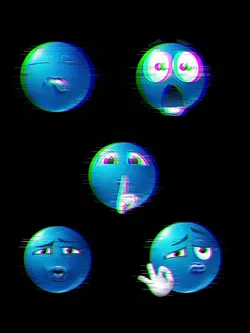 Emoji blu, edit che spacca