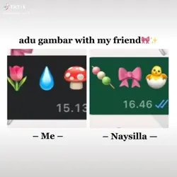With your friends!