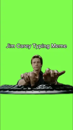 Jim Carey Typing 