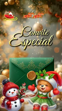 Convite Natal Girl 