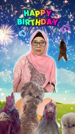 Funny chicken birtdy