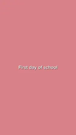 First and last day 