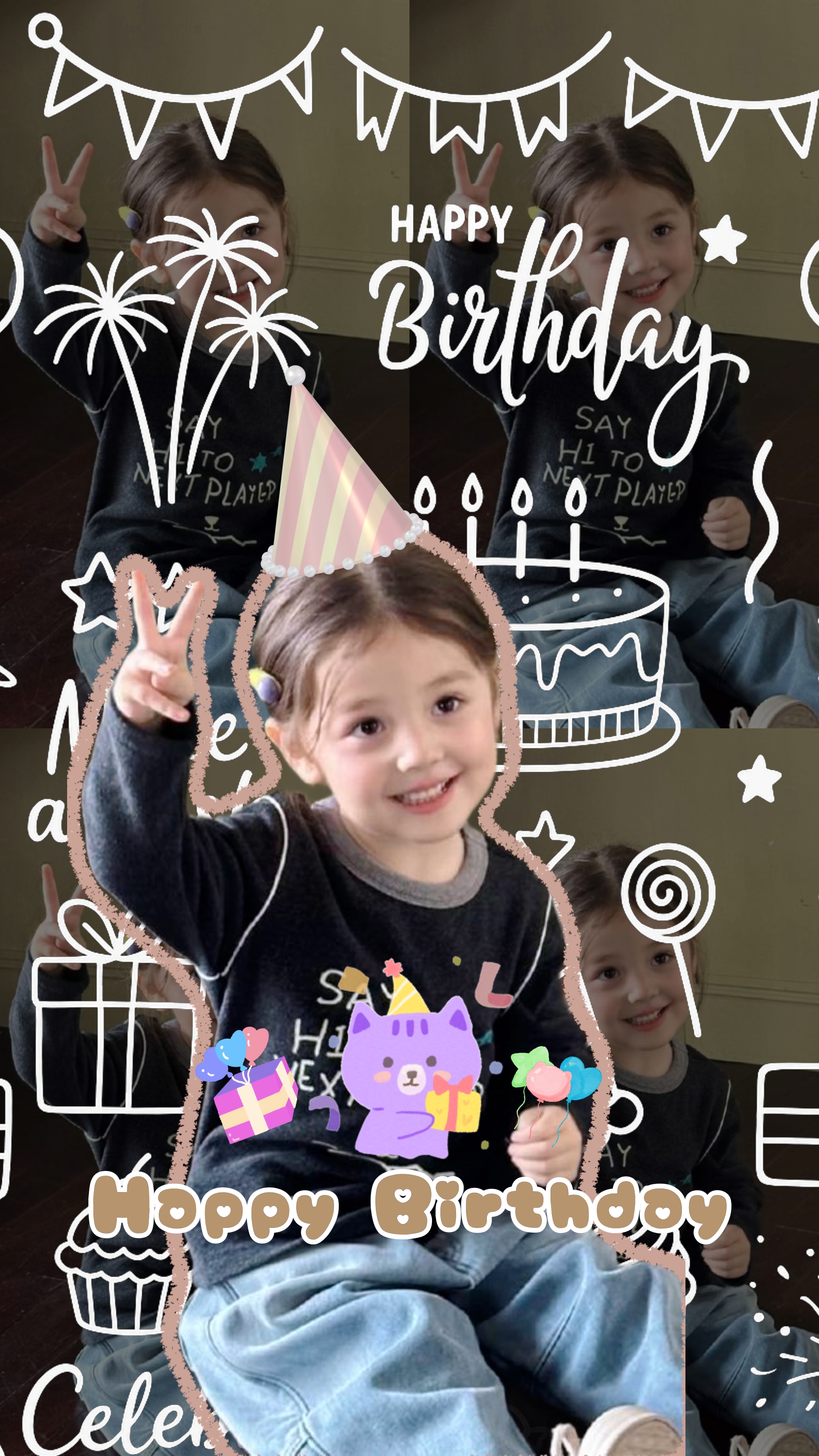 Feliz cumpleaños niños