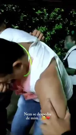 nem se despediu