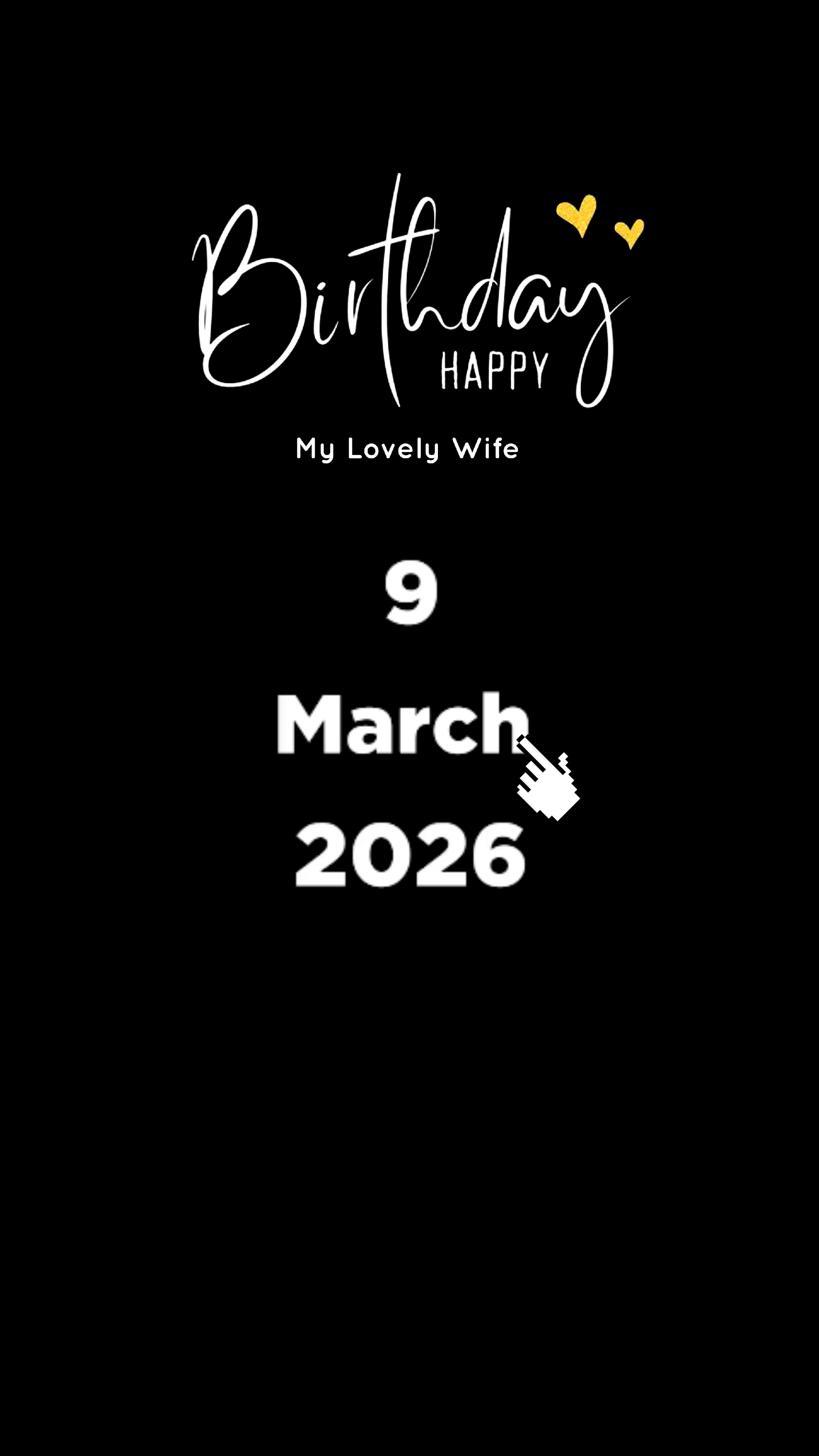 HBD ISTRI 9 MARET