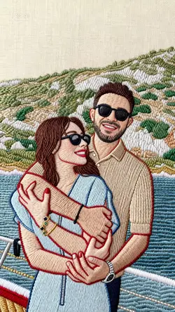 Embroidery Couple 