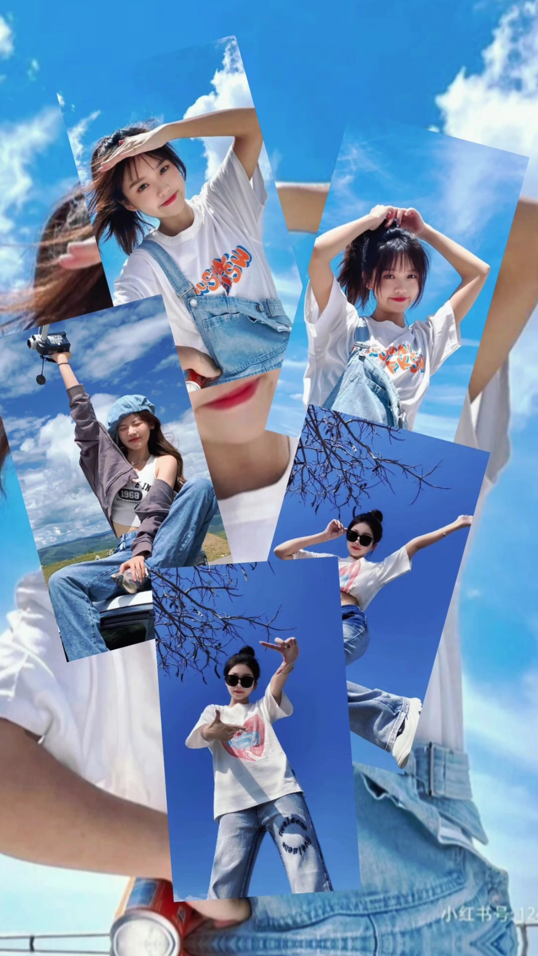 Plantilla de cielo azul