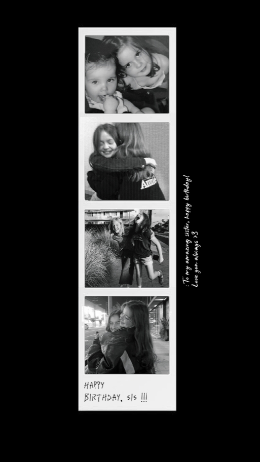 birthday, sis