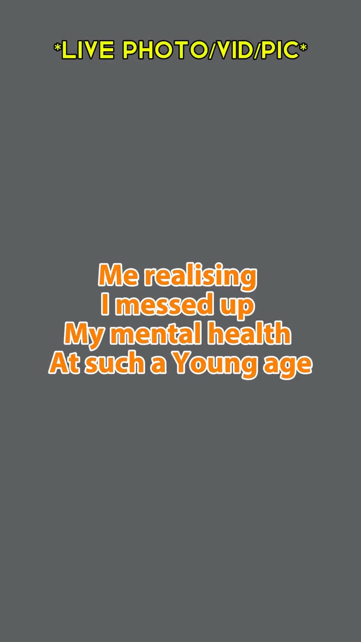 Me realizing 