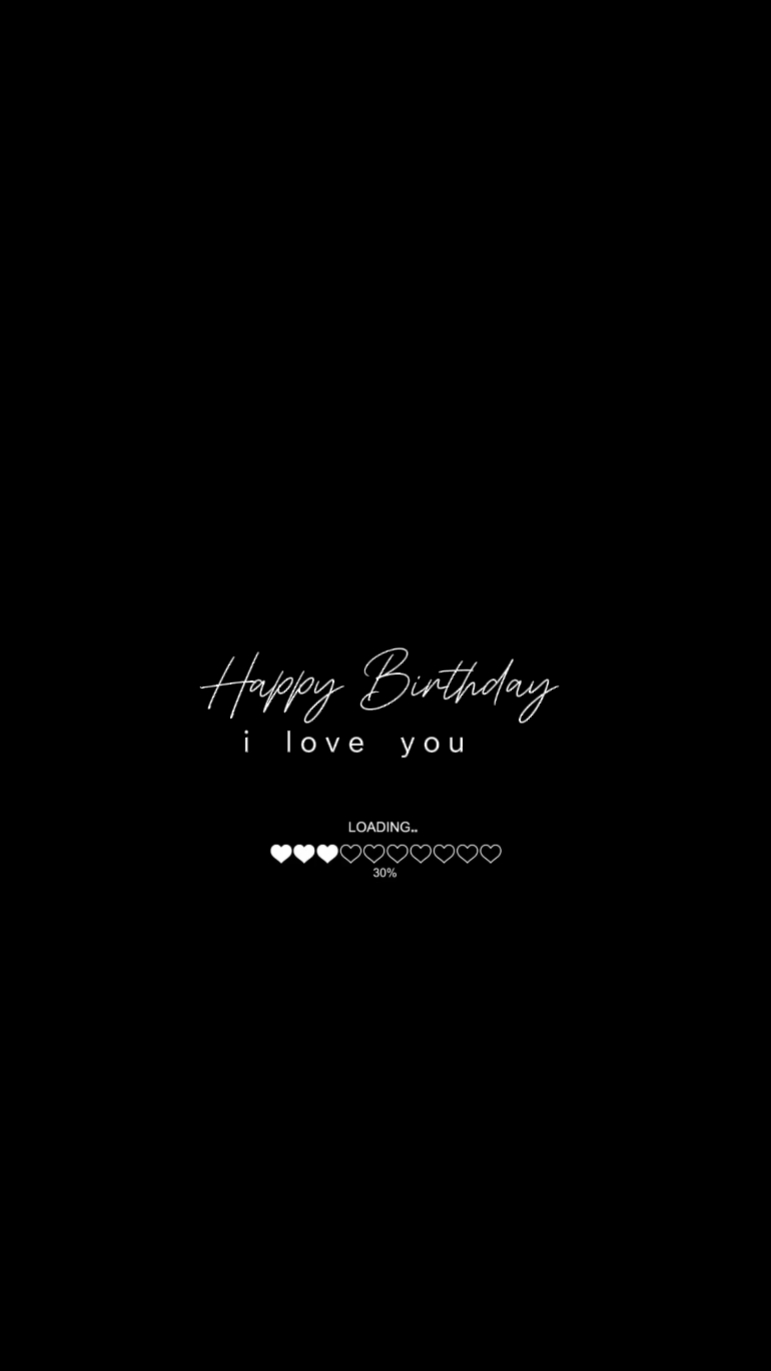 hbd seni seviyorum