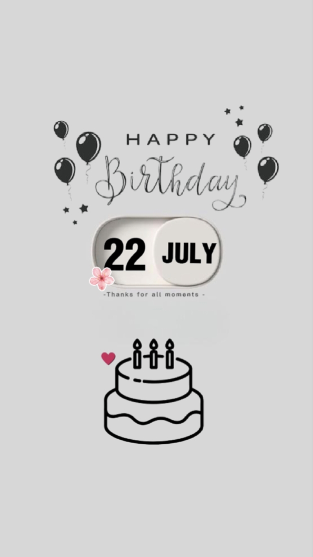 HBD 22 JUILLET 2026