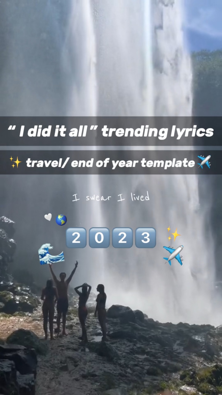 I swear I lived ✈️🌊🌎