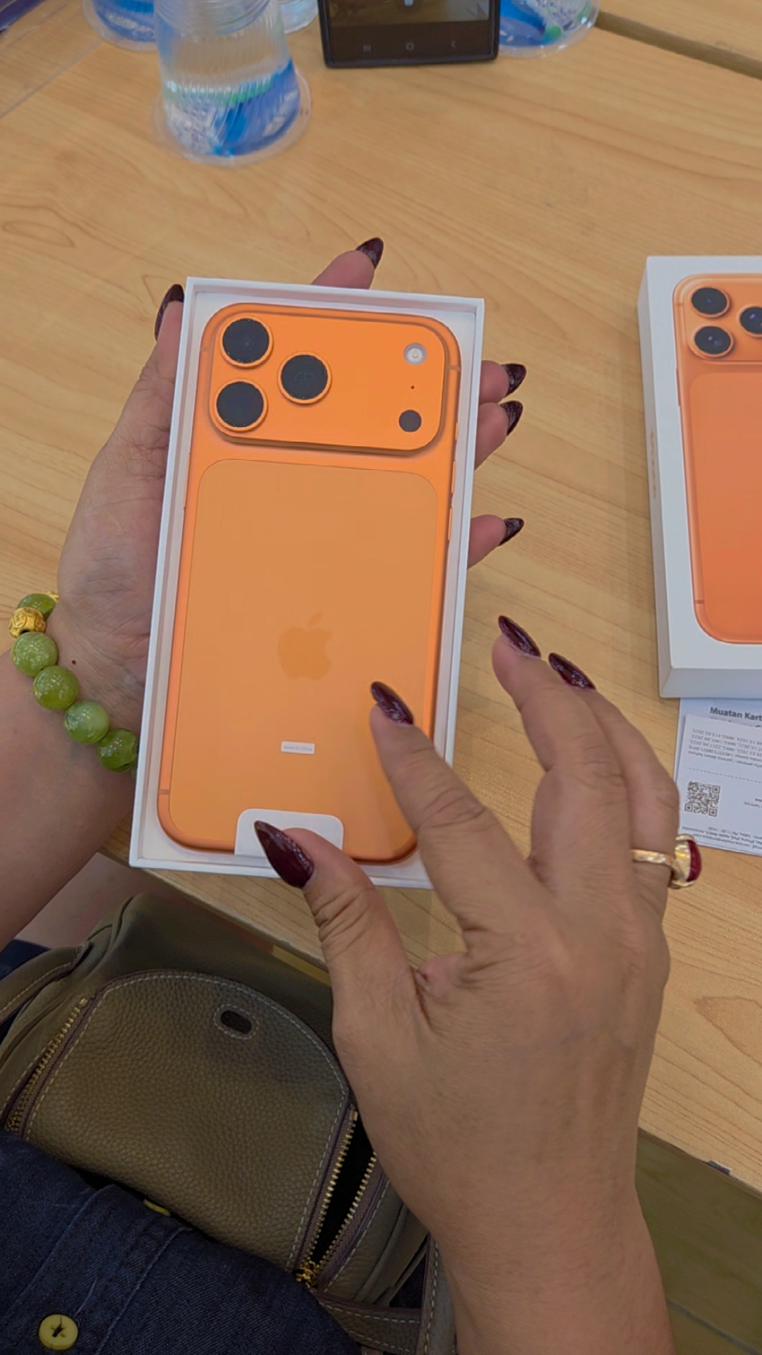 Déballage de l'iPhone