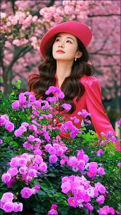 In the flowers