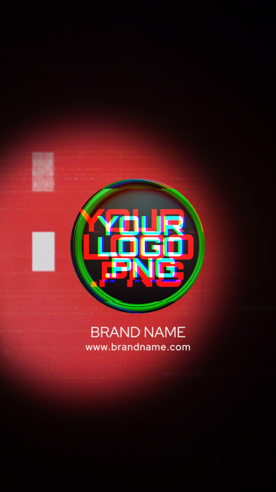 GLITCH LOGO REVEAL