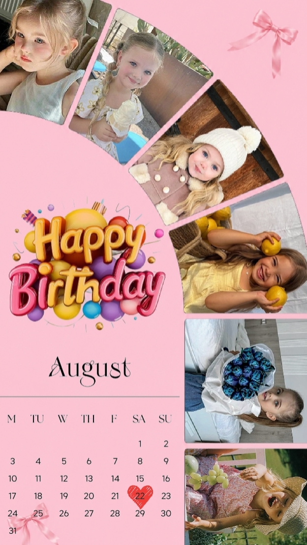 BDAY DAUGHTER 22 AUG
