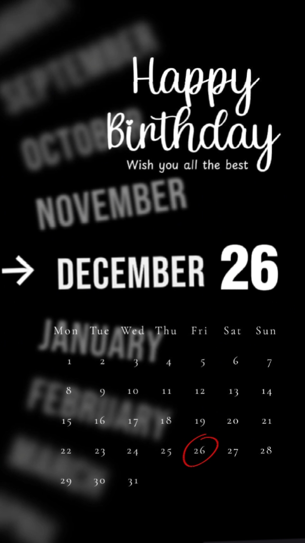 HBD 26 ARALIK 