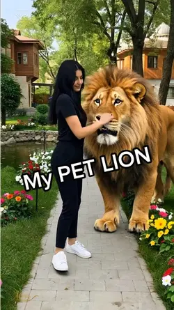 my pet lion