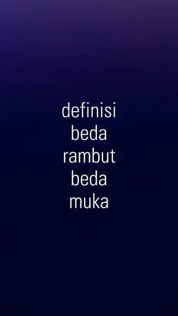 beda rambut bda muka
