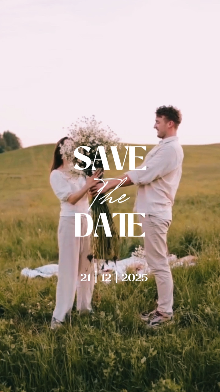 Save the date prewed