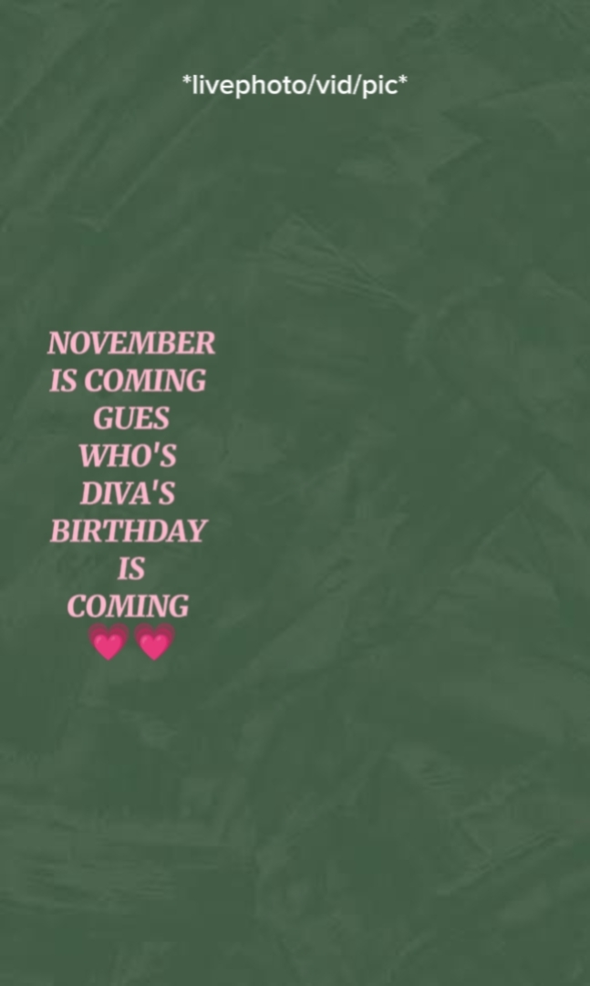birthday is coming 