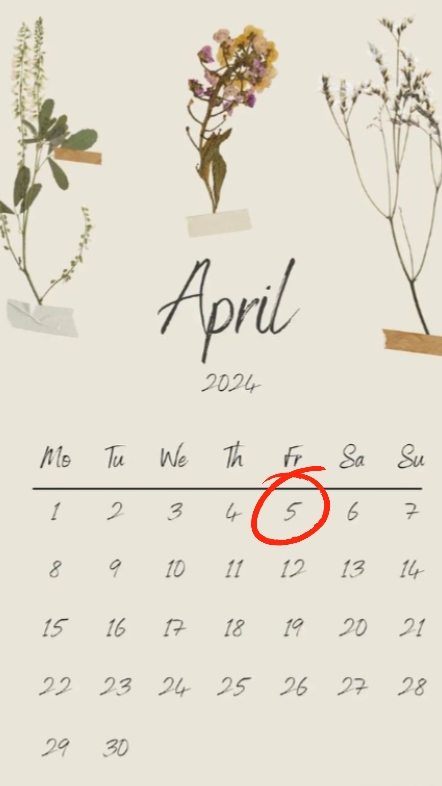 5 April 2024 ultah