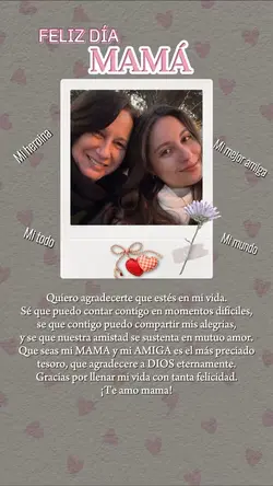 Feliz día mamá