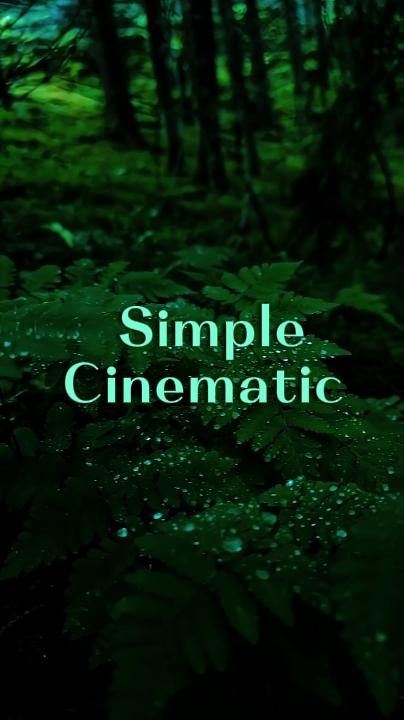Simpleng Cinematic 