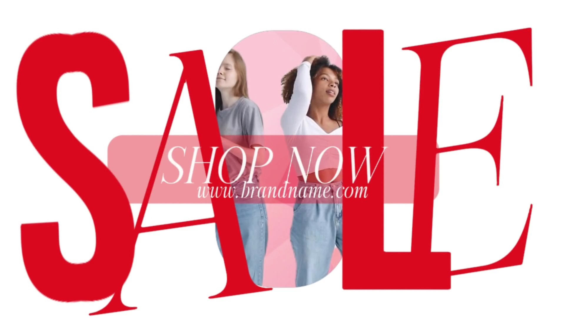 1 clip red & white Clothing Indutry Sale Ads