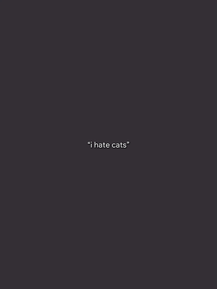 hate cats