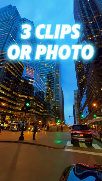 3 clipes ou foto 