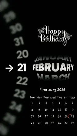 Birthday 21 February