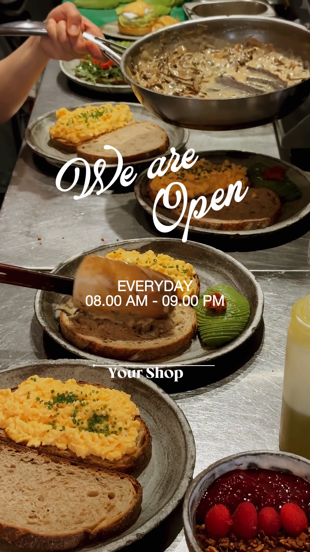We are Open | 카페