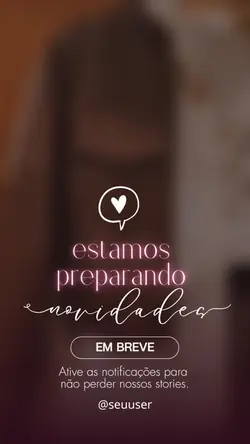 Em breve novidade