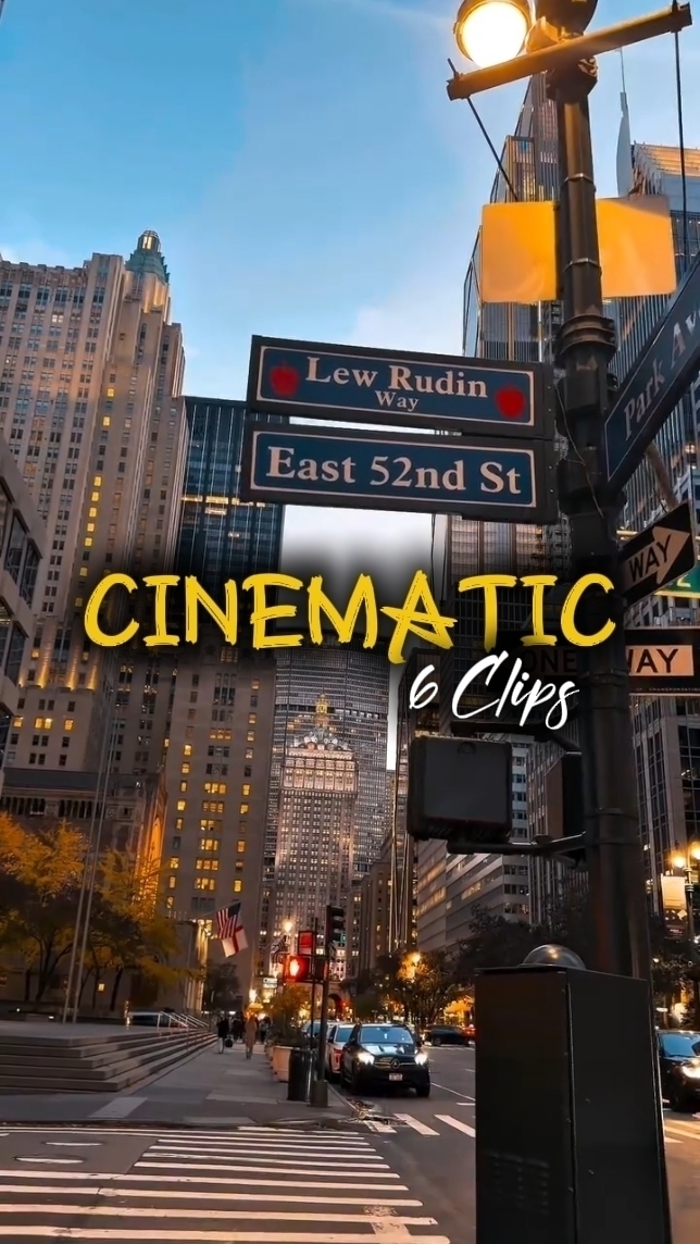6 clipes cinematográficos 